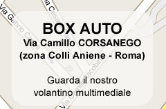 volantino BOX in via Corsanego
